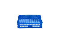 Caisses en plastique empilables de panier de chiffre d'affaires de fruits et légumes frais de boîte solide de HDPE pour le stockage