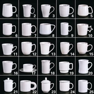 แก้วเซรามิคพิมพ์ลายการ์ตูน Ys55 พร้อมโลโก้สั่งทำ แก้วกาแฟเคลือบสีขาว สำหรับงานซับลิเมชั่น ของที่ระลึก ของขวัญ ขายส่ง - Product Image 3