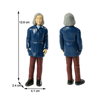 Juego de 8 Figuras de Familia Asiática, Modelo de Personas de Varias Generaciones, Juguete de Abuelos, Padres, Niños y Bebés para Jugar en el Aula Preescolar
