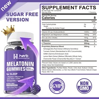Vitaminas para Dormir para Adultos de Máxima Potencia, Sin Gluten, Sin OMG, Vegetarianas, Delicioso Sabor a Bayas Mixtas, Gomitas de Melatonina