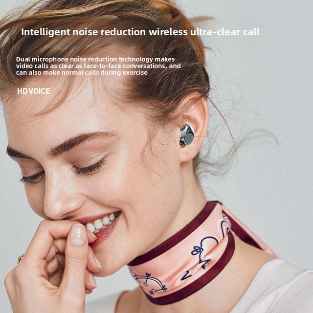 M48 Cross-border New for Headset IPX4 Waterproof Voice Control Long Life 10-15 Hours Playtime In-ear Digital Display