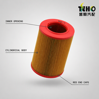 Filtre à air plissé de remplacement pour VTT, UTV, moto, tricycle – Élément filtrant d'air pour moteur, idéal pour l'approvisionnement en pièces d'atelier