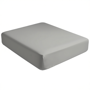 Sábana Ajustable 100% Algodón Gris Francés Queen 160x200cm - Product Image 3