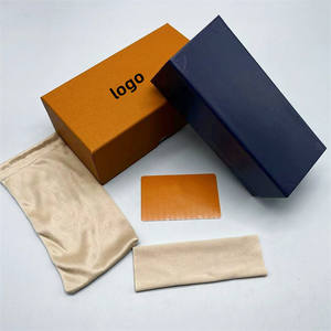 Cajas de Almacenamiento de Gafas de Sol de Lujo, Cajas de Cartón con Cajones, Embalaje de Cartón con Bronceado para Regalo - Product Image 1