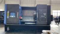 DONGS-TCK800 Centro de Torneado CNC Individual de Servicio Pesado con Bancada Inclinada, Control Fanuc/GSK, Herramientas Motorizadas de 3 Ejes, Tipo Horizontal