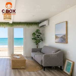 บ้านสำเร็จรูปแบบโมดูลาร์ Cbox ที่ปรับแต่งได้ บ้านพักแบบแพ็คสำเร็จรูป ผนังแซนด์วิช 2 ชั้น สำหรับโรงแรมหรือที่อยู่อาศัย บ้านคอนเทนเนอร์เคลื่อนที่ - Product Image 3