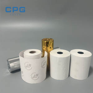 Papel térmico liso para recibos de restaurante, rollo de papel para cajas registradoras de 2 1/4 pulgadas (57 mm), sin BPA, 45 g/m², venta al por mayor de fábrica - Product Image 1