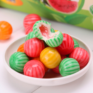 <span class=keywords><strong>Chewing</strong></span>-<span class=keywords><strong>gum</strong></span> à bulles coloré aromatisé pastèque, personnalisé, en vrac, OEM, 900g, vente en gros - Product Image 3