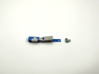 Konektor Kabel Kulit 3mm SC APC/UPC Stabilitas Tinggi, Konektor Kabel Flat 3x2mm, Konektor Serat Optik Cepat