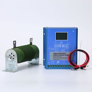 Controlador Híbrido Solar Eólico MPPT de Nueva Energía Shanghai Lisa, 12V 24V 800W, Generador de Turbina Eólica de Eje Horizontal - Product Image 1