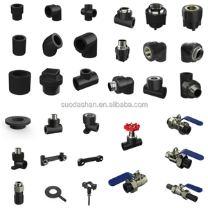 ข้อต่อท่อระบายน้ำพลาสติก HDPE คุณภาพสูงมาตรฐาน ISO ขนาด 20-63 มม. แบบเกลียวใน สำหรับสวน อุปกรณ์เสริม PE - Product Image 3