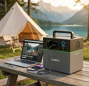 Station d'alimentation portable 400W 1305 Wh UPS 6000+ cycles de batterie avec contrôle par application, charge solaire, alimentation de secours domestique EU - Product Image 6