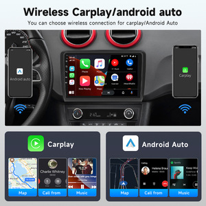 Podofo pour Seat <span class=keywords><strong>Ibiza</strong></span> 2016-2017 Qualcomm 8 Core Car Radio Frame 9 ''4 + 64G 2 Din Dndroid Wireless CarPlay/Android Auto WiFi 4G - Product Image 2