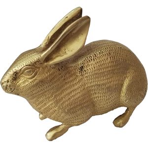 PARIJAT artesanía latón estatua de conejo de la suerte chino Fengshui figuritas coleccionables hechas a mano hogar Oficina Animal modelo mesa superior - Product Image 4