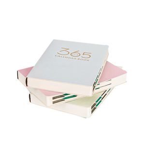 Agenda Personalizable Coolcolor de 365 Días, Cuaderno de Cuero PU Tamaño A5, Tapa Dura, Encuadernado con Pegamento, 100 Hojas Interiores, Multiusos - Product Image 2