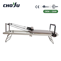 Machine de Pilates Reformer OEM ODM à Marque Privée, Lit Reformer Pliant 197 cm, Certifié BSCI, Logo Personnalisé pour Usage Quotidien à Domicile ou en Studio