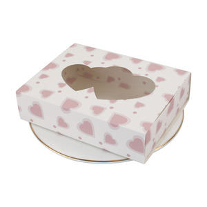 Boîte en papier cadeau de saint-valentin, nouveau design, avec Double motif d'amour, vente en gros - Product Image 6