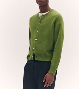<span class=keywords><strong>Cardigan</strong></span> Casual da Uomo in Misto Lana con Logo Ricamato Personalizzato OEM & ODM, Manica Lunga, Lavorazione a Maglia - Product Image 2