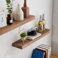 Étagères Murales Flottantes Modernes en Bois, Ensemble de 3 Fait Main et Personnalisable pour Décoration et Rangement de Cuisine