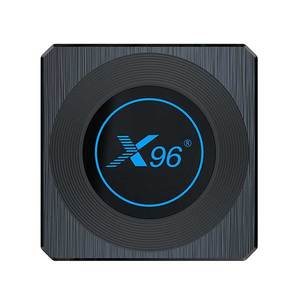 Boîtier de streaming Android NI X96 X4, compatible 2.4G et 5G, 4K*2K UHD, noir. - Product Image 1