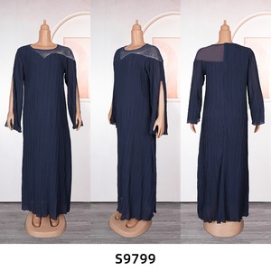New <strong>Model</strong> Luxury Beadings Chiffon Lady <strong>Abaya</strong> Women Long Maxi Solid Dress Dubai Wedding Party Djellaba Femme Robe K0325 - Product Image 5