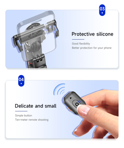 Perche à <span class=keywords><strong>selfie</strong></span> Bluetooth F16 Ultra Longue avec poignée rotative, interface à vis 1/4, <span class=keywords><strong>port</strong></span> griffe froide et télécommande pour support de téléphone/appareil photo - Product Image 3