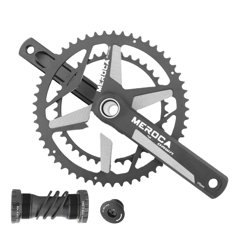 MEROCA дорожный велосипед Crankset 170 мм алюминиевый сплав двойная цепь диск 34-50T велосипед Crank набор Аксессуары для велосипеда