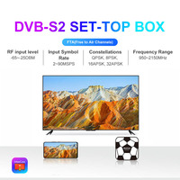 Récepteur satellite numérique DVB S2 modèle Football, décodeur Free Air, 12 mois, 1080P HD, Wi-Fi intégré, GX6605S, boîte TV IP