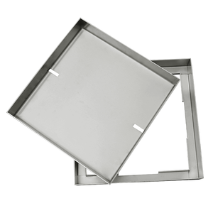 실외용 손쉬운 직사각형 매입형 맨홀 커버 스틱 방지 스테인레스 스틸 보이지 않는 맨홀 커버 - Product Image 4