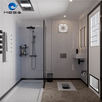 Toilette et salle de douche modulaires préfabriquées personnalisées pour l'extérieur