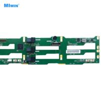 Benutzerdefiniertes Logo MIWIN Fabrikpreis 3,5 Zoll 2U 12-Bay-Backplane SFF-8643 Disks NVMe Wandmontage-Festplatten-Backplane für Server