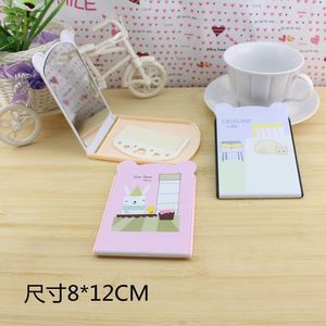 Korean Style <b>Mirror</b> And Comb Set <b>Rectangle</b> Plastic Folding Home Use Back To School Random Color Mixing - Product Image 5