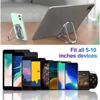 Soporte Plegable para Teléfono Móvil de Aleación de Zinc con Logotipo Personalizado, Soporte Flexible para Escritorio con Rotación de 360 Grados, Soporte Universal para Teléfono Móvil
