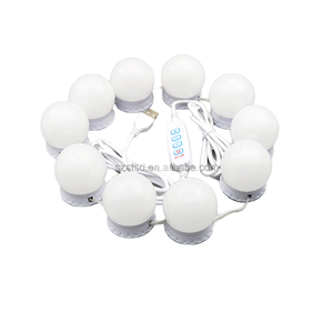 Lumière LED pour miroir, lumière <span class=keywords><strong>de</strong></span> maquillage tricolore, lumière <span class=keywords><strong>de</strong></span> miroir USB à intensité variable, ampoules pour miroir <span class=keywords><strong>de</strong></span> vanité <span class=keywords><strong>de</strong></span> 45 mm - Product Image 3