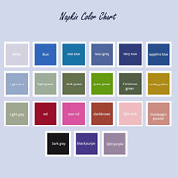 Papier de soie jetable coloré personnalisé personnalisé pour le mariage de restaurant