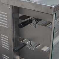 Four à rôtisserie automatique multifonctionnel pour la cuisine commerciale, vente chaude, pour rôtir le poulet et la viande