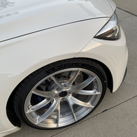Rines de Aleación Forjados Personalizados de 17-24 Pulgadas, Acabado Transparente, 5x120 para BMW F30, Alfa Romeo, Tesla