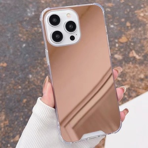 Chống sốc TPU PC gương điện thoại di động Trường hợp đối với iPhone 15 14 Pro Max 13 12 11 cô gái người phụ nữ trang điểm điện thoại Bìa - Product Image 3