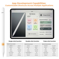 Stylet intelligent anti-erreur de clic, personnalisable avec logo, chargement Type-C, actif avec application OEM, attraction magnétique, pointe remplaçable