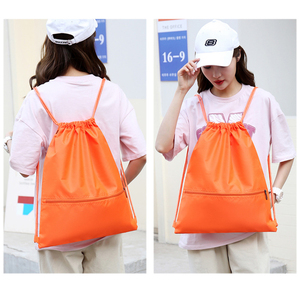 Large Capacity Waterproof Nylon Draw String <b>Backpack</b> Sport Travel Polyester <b>Drawstring</b> Bag Basketball <b>Drawstring</b> <b>Backpacks</b> - Product Image 4