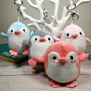 Muñeco de peluche Blando de pingüino para niños, juguete de peluche para mochila