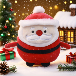 Đồ chơi thú nhồi bông chuột Giáng sinh siêu mềm mại bằng vải nhung, nhồi bông PP, quà tặng giảm stress dịp lễ - Product Image 3