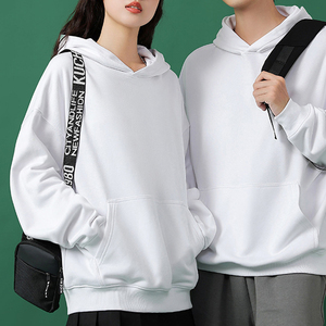 Sweat-shirts pour hommes en molleton français 100% coton, poids lourd 400 g/m², avec broderie 3D, écologiques, sans cordons, vente en gros personnalisée - Product Image 6