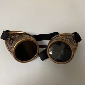 Gafas Retro Steampunk Rave de Neón con <span class=keywords><strong>Lentes</strong></span> de Cristal, Marco de PC, Certificación CE, Color/Logotipo Personalizable para Halloween, Cosplay, a la Moda - Product Image 5