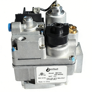 Válvula de Gas para Freidora 700-506, Válvula de Gas Combinada de Grado Comercial con Termostato y Reductores de 3/4" x 1/2" - Product Image 4