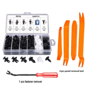 Fastener <b>Clip</b> Hybrid Body Push Fixing Pin Rivet Bumper Door <b>Trim</b> Fastener Kit Fastening Device - Product Image 5