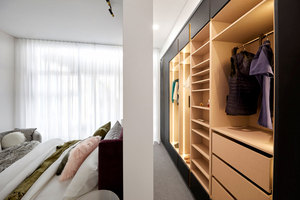 Armadi Moderni ed Eleganti ad Alta Lucentezza per Spogliatoio, Sistema Organizzatore per Camera da Letto in Taupe/Beige/Crema con <span class=keywords><strong>Cassettiera</strong></span> - Product Image 5