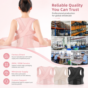 Ceinture Correctrice <span class=keywords><strong>de</strong></span> <span class=keywords><strong>Posture</strong></span> Respirante avec 3 Côtes <span class=keywords><strong>de</strong></span> Soutien et Conception Épaules Dégagées pour Employés <span class=keywords><strong>de</strong></span> Bureau et Adultes – Vente en Gros - Product Image 6