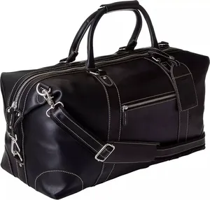Outdoor Luxury Duffle Bags Gym Overnight Carry On Bag Business Luggage Tote Leather Men Travel Duffel Bag