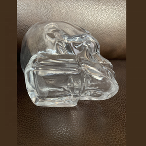 <span class=keywords><strong>Bouteille</strong></span> en verre cristal en forme <span class=keywords><strong>de</strong></span> crâne pour tequila 300 ml avec bouchon en liège/vis - Product Image 3